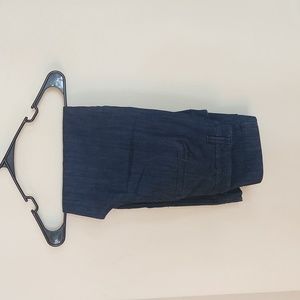 WHBM Sz. 8 Blue High-Waisted Wide Leg Dress Pants